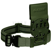 Charger l'image dans la galerie, Plaque De Cuisse Port Haut Rti Wheel G-Code Gca200 + Sangle Cobra Od Accessoires Holsters