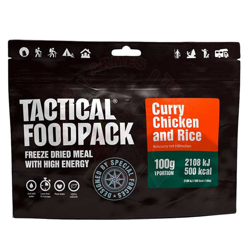 Ration De Survie Tactical Foodpack 100Gr Curry Chicken And Rice Manger