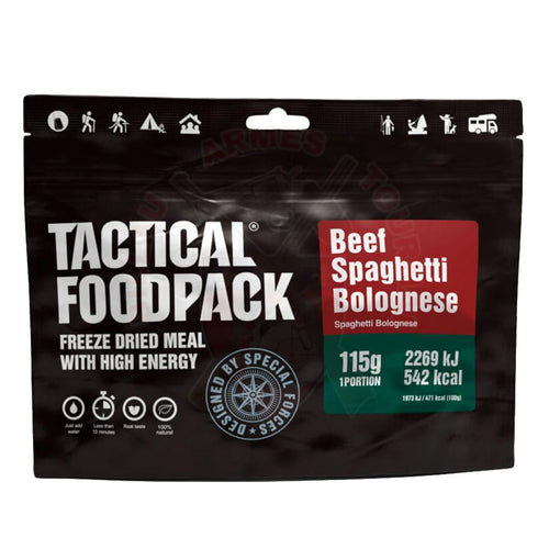 Ration De Survie Tactical Foodpack 115Gr Beef Spaghetti Bolognese Manger