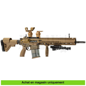 Sniper Airsoft Aeg Hk G28 Tan Full Métal # Le2103 Répliques De Snipers