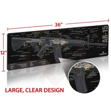 Charger l'image dans la galerie, Tapis De Travail Tekmat Ar15 Vue En Coupe (Cutaway) Entretien