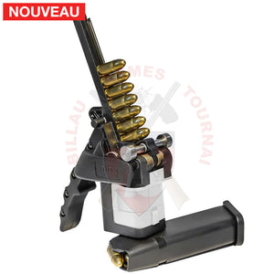 Adaptateur pour Aide-Chargeur 9mm Nine Reloaded Alpha pour Glock 9x19mm double stack (and similar); BUL Armory AXE