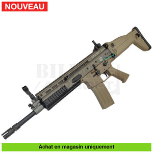 AEG Ares SCAR L Tan + Batterie Lipo répliques d’épaule airsoft AEG