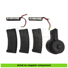 Charger l'image dans la galerie, AEG ASG LMT M4 CQB + Drum + Chargeurs +... - répliques d’épaule airsoft AEG