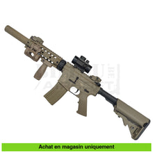 Charger l'image dans la galerie, AEG Colt M4 Silent Ops Tan + Point Rouge - répliques d’épaule airsoft AEG