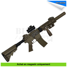Charger l'image dans la galerie, AEG Colt M4 Silent Ops Tan + Point Rouge - répliques d’épaule airsoft AEG