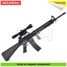 Charger l'image dans la galerie, AEG E&amp;C M16 A4 Custom + Lunette + KIT M203 + Chargeurs +... - répliques d’épaule airsoft AEG