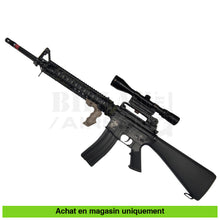 Charger l'image dans la galerie, AEG E&amp;C M16 A4 Custom + Lunette + KIT M203 + Chargeurs +... - répliques d’épaule airsoft AEG