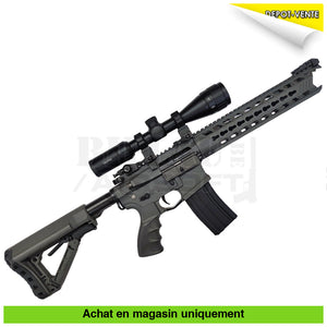 Aeg G&G Gc16 Predator Battleship Grey + Lunette Chargeur Batterie Répliques D’épaule Airsoft