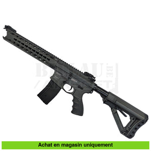 Aeg G&G Gc16 Predator Battleship Grey + Lunette Chargeur Batterie Répliques D’épaule Airsoft