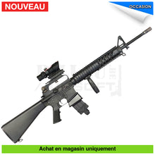 Charger l&#39;image dans la galerie, AEG G&amp;P Colt M16 A4 + Chargeurs + Point Rouge + Kit Conversion M16A3 (Rare) répliques d’épaule airsoft AEG