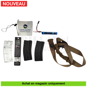 AEG G&G Predator + Chargeurs + Point Rouge + Batteries + Housse + ... répliques d’épaule airsoft AEG