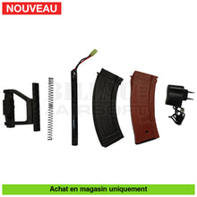 Charger l&#39;image dans la galerie, Aeg Kit Complet Jg Ak74 Full Métal &amp; Bois + Montage Chargeur Répliques D’épaule Airsoft