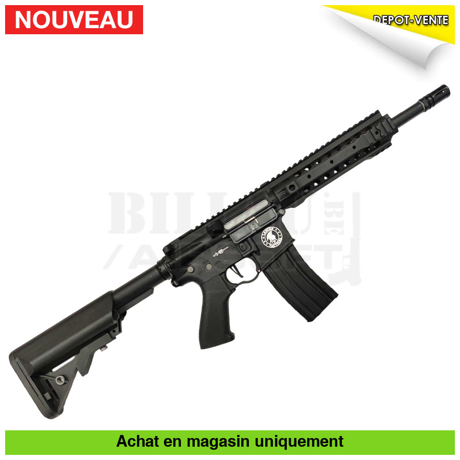 AEG Kit Complet Lancer Tactical M4 RIS Full Métal + Casque + Gilet + Batterie + ... répliques d’épaule airsoft AEG