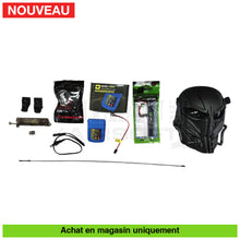 Charger l&#39;image dans la galerie, AEG Kit Complet Lancer Tactical M4 RIS Full Métal + Casque + Gilet + Batterie + ... répliques d’épaule airsoft AEG