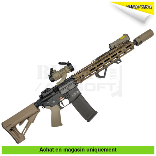 AEG Kit Complet Specna Arms Daniel Defense MK18 + Chargeurs + Point rouge +... répliques d’épaule airsoft AEG