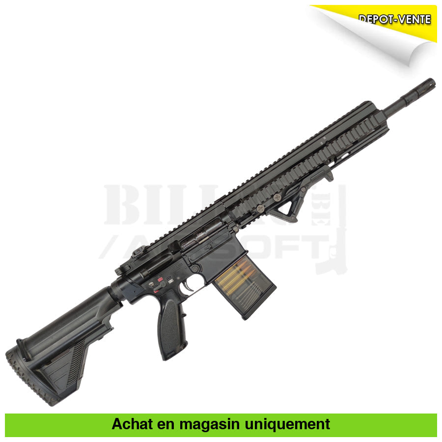AEG Kit Complet Tokyo Marui HK 417 + Batteries + Chargeurs +... (Rare) répliques d’épaule airsoft AEG