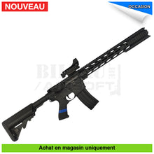 Charger l&#39;image dans la galerie, Aeg Lancer Tactical Interceptor Noire + Point Rouge Répliques D’épaule Airsoft