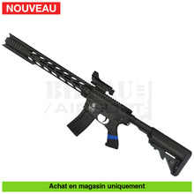 Charger l&#39;image dans la galerie, Aeg Lancer Tactical Interceptor Noire + Point Rouge Répliques D’épaule Airsoft