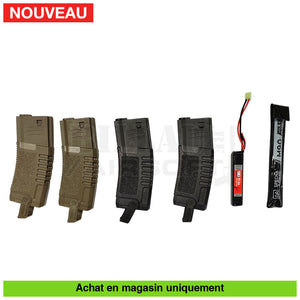 AEG Lancer Tactical LT-19 Custom + Lunette + Mosfet Gate Aster V2 + Chargeurs + ... répliques d’épaule airsoft AEG