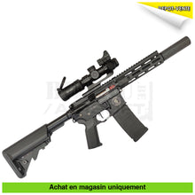 Charger l'image dans la galerie, AEG Lancer Tactical M4 SD Custom LK9088 + Silencieux + Batterie + Lunette &amp; Point Rouge Firefield répliques d’épaule