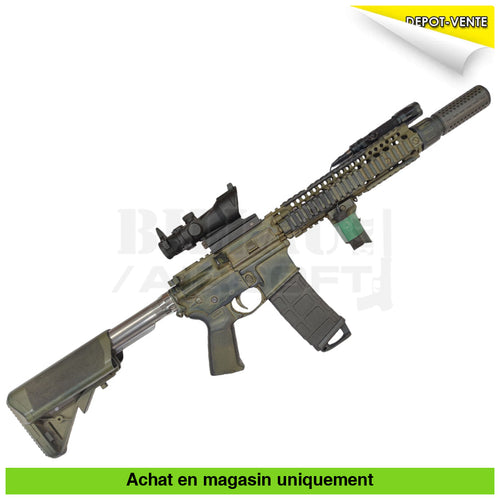 AEG Systema PTW Custom + Chargeurs + Batteries Lipo + Housse +... (Rare!) répliques d’épaule airsoft AEG