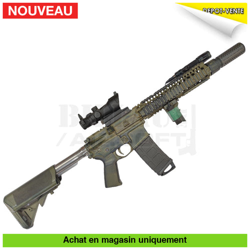AEG Systema PTW Custom + Chargeurs + Batteries Lipo + Housse +... (Rare!) répliques d’épaule airsoft AEG