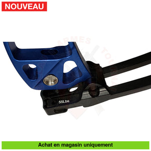 Arc à Poulies Gaucher Kinetic Mirage Bleu Kit Complet 25-50 lbs Arcs à poulies