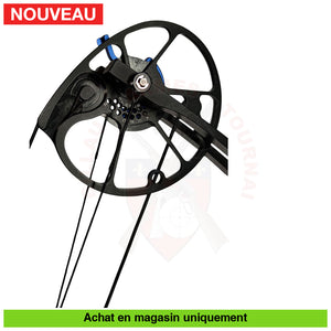 Arc à Poulies Gaucher Kinetic Mirage Bleu Kit Complet 25-50 lbs Arcs à poulies