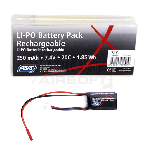 Batterie 7.4V 250 Mah Lipo Jst (Hpa) Batteries