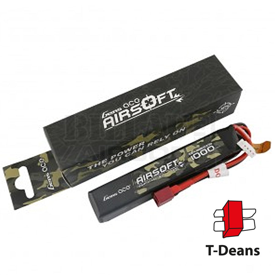 Batterie Gens 11.1V 1000 Mah Stick Lipo T-Dean Batteries