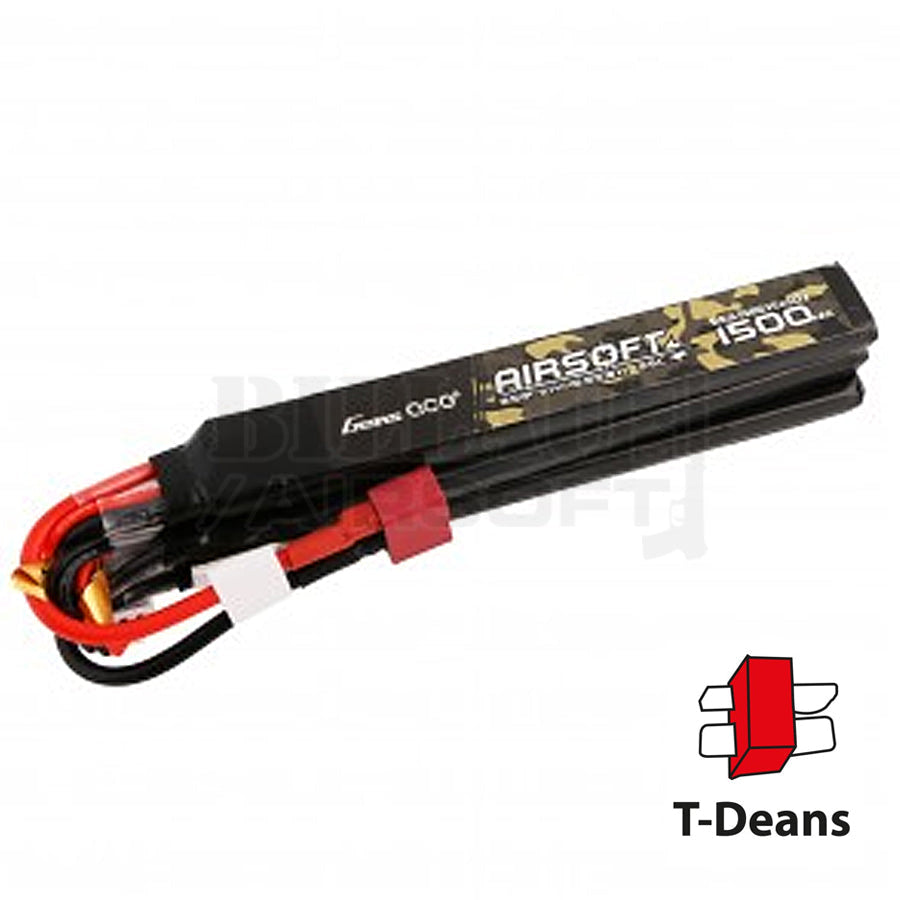 Batterie Gens 11.1V 1500 Mah 3 Sticks Lipo T Dean Batteries