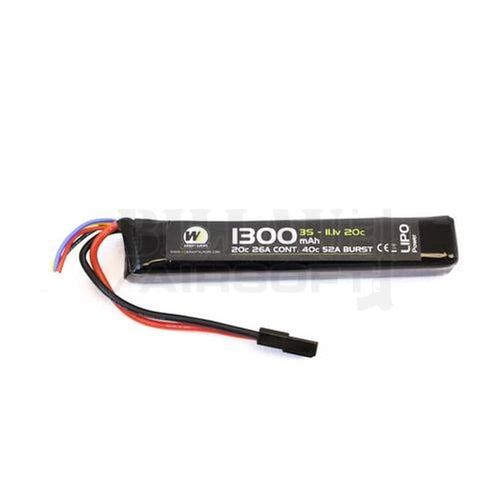 Batterie 11.1V 1300 Mah Stick Lipo Mini Tamiya Batteries