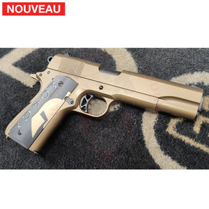 Billau Custom complet 1911 Molon Labe Cerakote Brunt Bronze sur base de 1911 Norinco 45ACP (Effacement de marquages