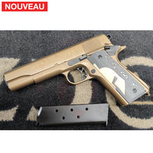 Charger l&#39;image dans la galerie, Billau Custom complet 1911 Molon Labe Cerakote Brunt Bronze sur base de 1911 Norinco 45ACP (Effacement de marquages