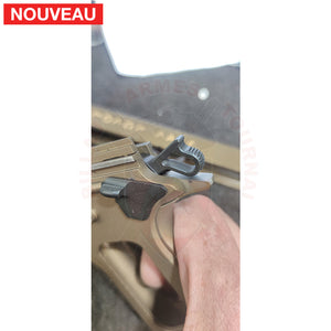 Billau Custom complet 1911 Molon Labe Cerakote Brunt Bronze sur base de 1911 Norinco 45ACP (Effacement de marquages