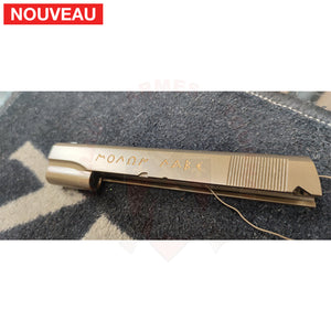 Billau Custom complet 1911 Molon Labe Cerakote Brunt Bronze sur base de 1911 Norinco 45ACP (Effacement de marquages