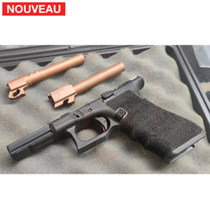Billau Custom sur Glock 17 Traitement Cerakote du canon avec Mélange Maison pour matcher la couleur Taran Tactical