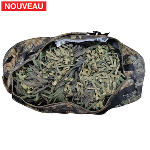 Camouflage Ghillies Suit Sniper Woodland en sac à dos Camouflages