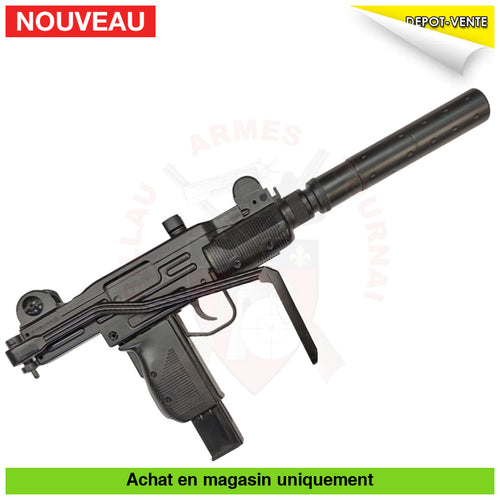 Carabine à plombs Co2 Semi-Auto IWI Mini UZI.177BB Armes d’épaule à plombs CO2