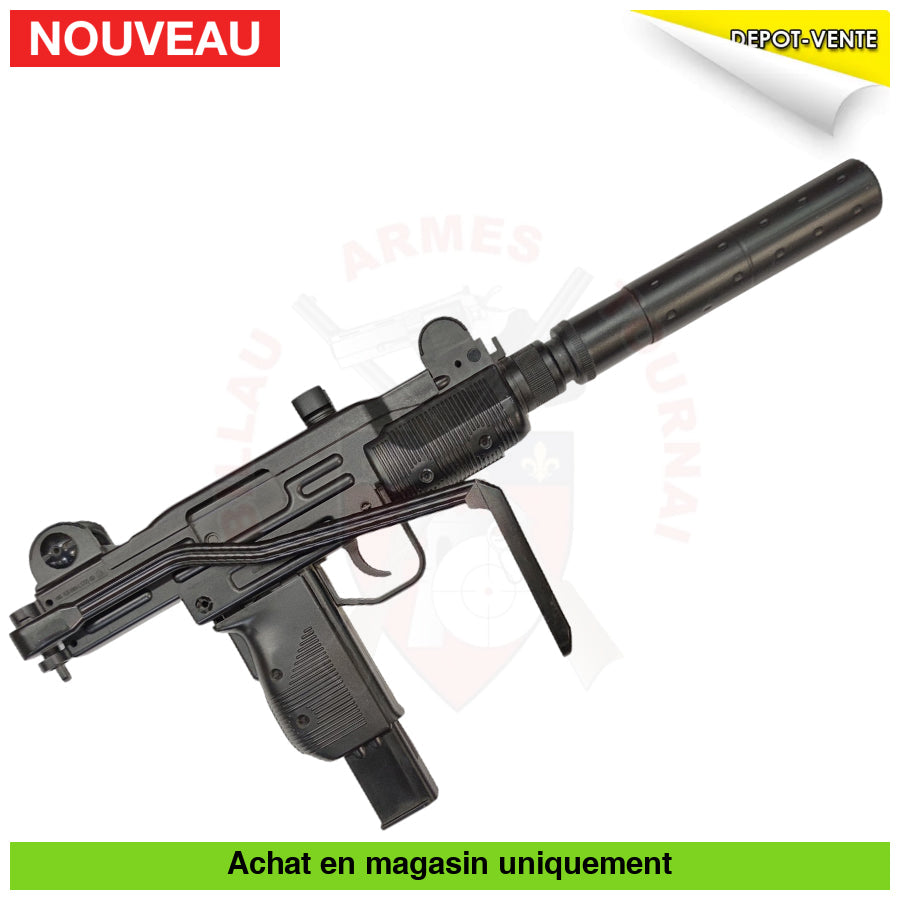 Carabine à plombs Co2 Semi-Auto IWI Mini UZI.177BB Armes d’épaule à plombs CO2