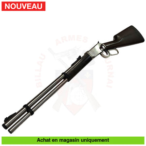 Carabine à plombs Co2 Walther Lever Action Steel Finish Cal. 4,5mm + Barillets (7,5 Joules) Armes d’épaule à plombs CO2