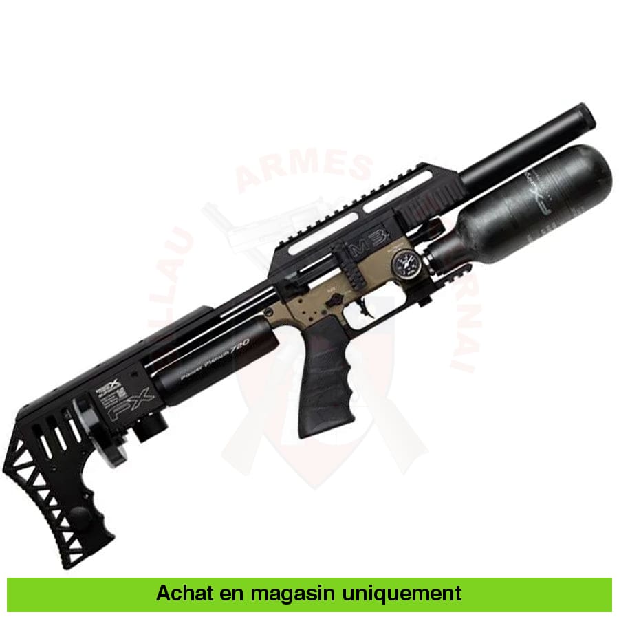 Carabine À Plombs Pcp Fx Airguns Impact M3 Compacte Bronze 7 62 Mm (105 Joules) Armes Dépaule