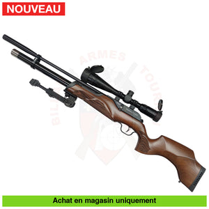 Carabine à plombs PCP Walther Maximathor Bois 5,5mm + Lunette Firefield 4-16x42 AO IR + Bipied UTG + Barillets + Plombs