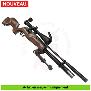 Carabine à plombs PCP Walther Maximathor Bois 5,5mm + Lunette Firefield 4-16x42 AO IR + Bipied UTG + Barillets + Plombs