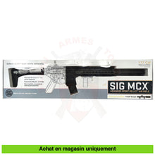 Charger l&#39;image dans la galerie, Carabine à plombs Semi-Auto Co2 Sig Sauer MCX Noire 4.5mm + Lunette Armes d’épaule à plombs CO2