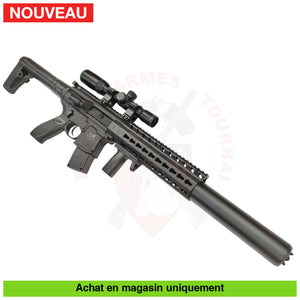 Carabine à plombs Semi-Auto Co2 Sig Sauer MCX Noire 4.5mm + Lunette Armes d’épaule à plombs CO2