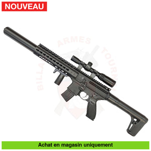 Carabine à plombs Semi-Auto Co2 Sig Sauer MCX Noire 4.5mm + Lunette Armes d’épaule à plombs CO2