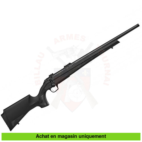 Carabine À Verrou Cz 600 Alpha 5R Noire 20’ Filetée M15X1.308 Win Carabines