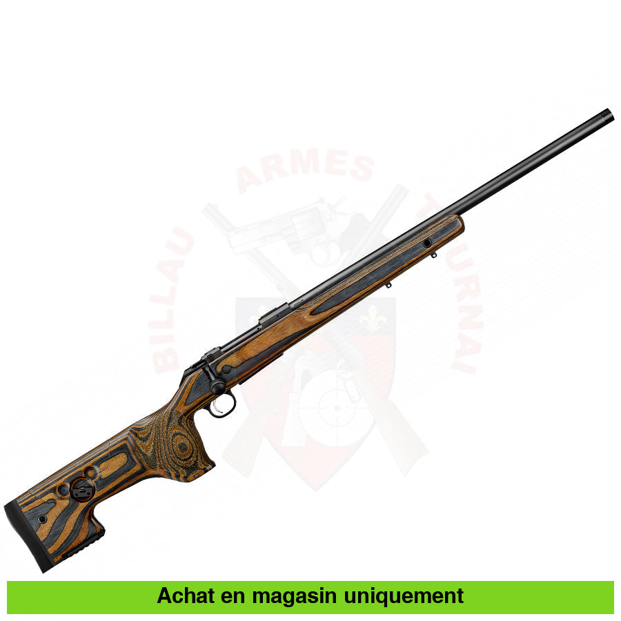 Carabine À Verrou Cz 600 Range 5R Lamellée 24’ Filetée M18X1.308 Win Carabines